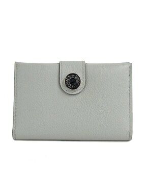 Hermes Card Case M S Evercolor Gray Sellier